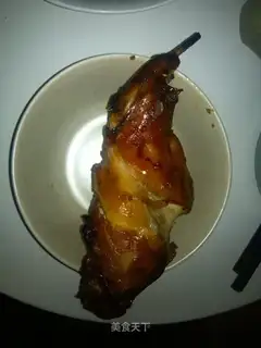Roast rabbit leg