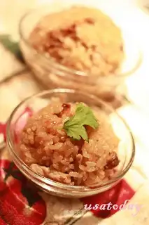 Dried squid oil rice