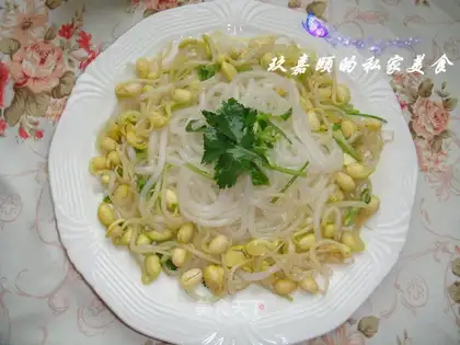 Soybean sprout cold vermicelli
