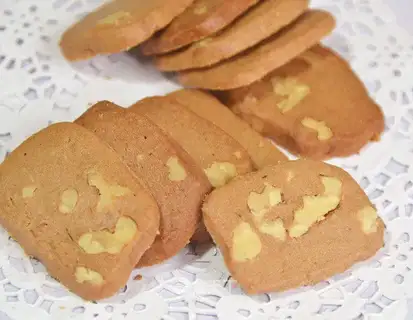 Chocolate walnut cookies