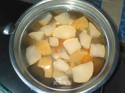 Rock sugar and pear syrup