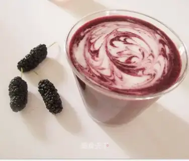 Mulberry yogurt drink