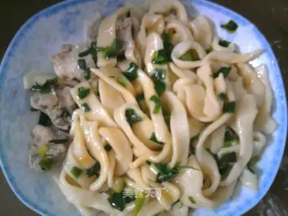 Mixed noodles with scallion oil