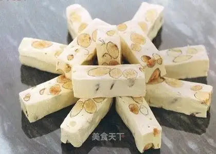 Homemade nougat