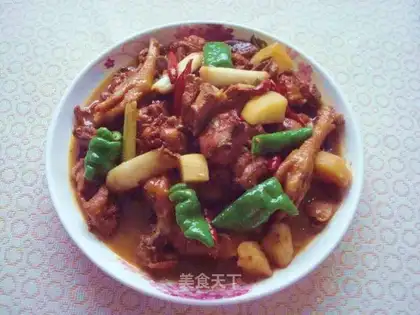 saute spicy chicken