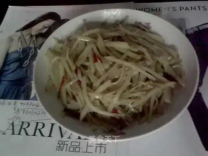 hot and sour potato silk