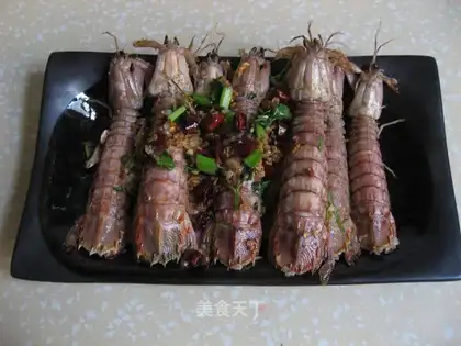 Pepper shrimp with salt and pepper