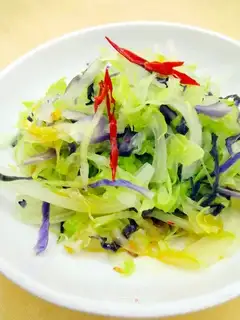 two-colored cabbage