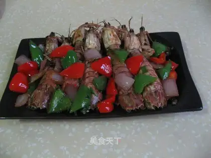 Shrimp with soy sauce
