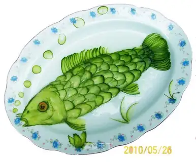 Sweet and sour cucumber grass herring