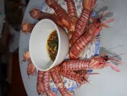 Boiled shrimp