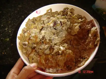 Eggplant omelet