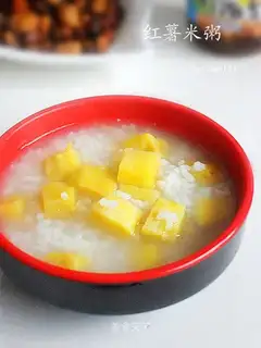 sweet potato rice porridge