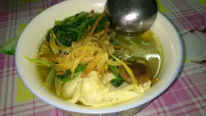 Stewed dumplings with day lily and mushroom