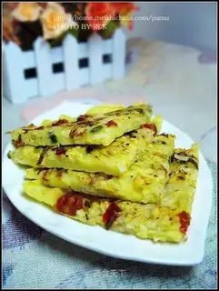 shredded potato egg cake