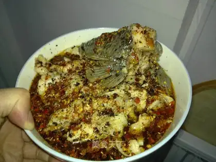 boiled fish