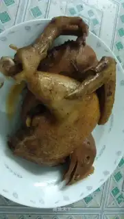Homemade stewed chicken