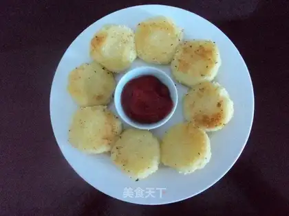 Pan-fried potato cake