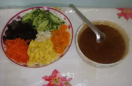 mixed sauce noodles