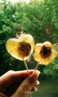 Plum Heart Lollipop