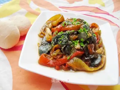 Preserved egg with pepper