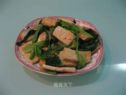 stir-fried tofu with cabbage