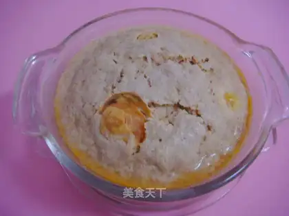 Stewed egg with meatcake
