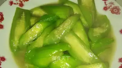 stir-fried loofah