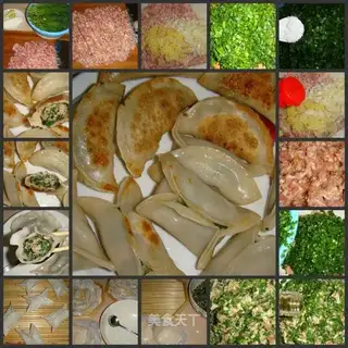 Leek meat dumplings