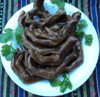stewed duck feet