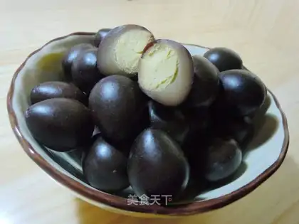 stewed quail eggs