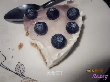 Blueberry jelly cheese ice cream