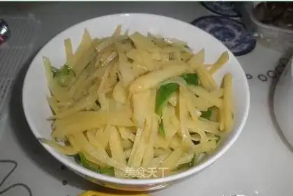 green pepper with potato