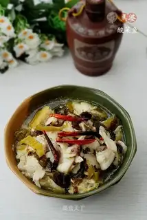 fish with Chinese sauerkraut