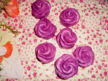 Purple sweet potato flower