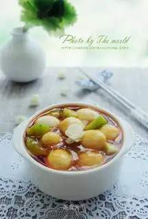 Quail eggs with fish flavor