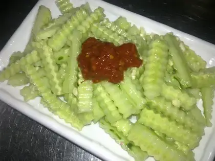 Cucumber with garlic