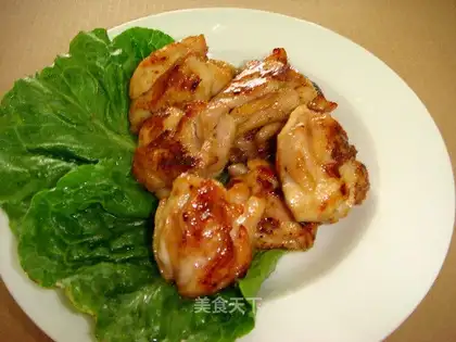 Pan-fried chicken legs
