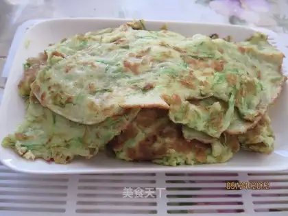Zucchini egg cake