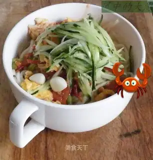Tomato noodles with pasta