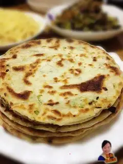 chopped green onion cake