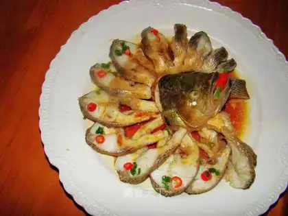 steamed bass
