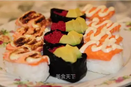 salmon sushi