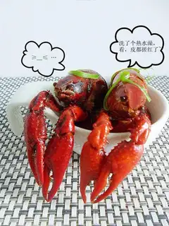 Finger sucking crayfish