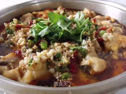 boiled fish