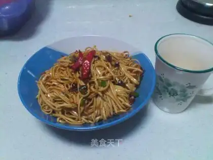 Homemade cold noodles