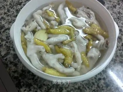 pickled chicken feet