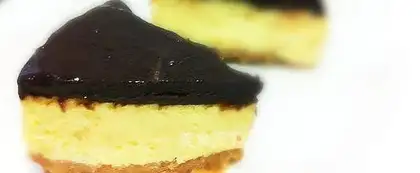 Dark chocolate cheese cake