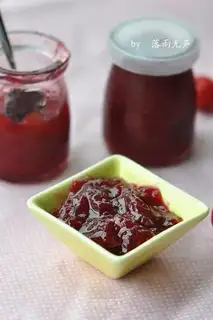 Homemade cherry jam