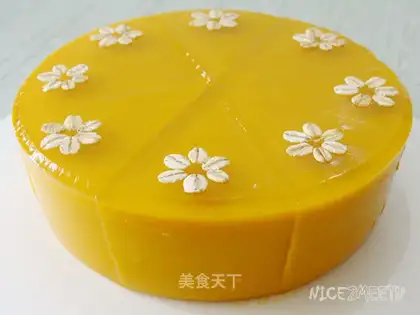 Pumpkin milk mousse